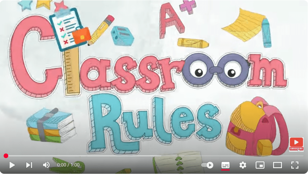 Theme 1- Classroom Rules 3